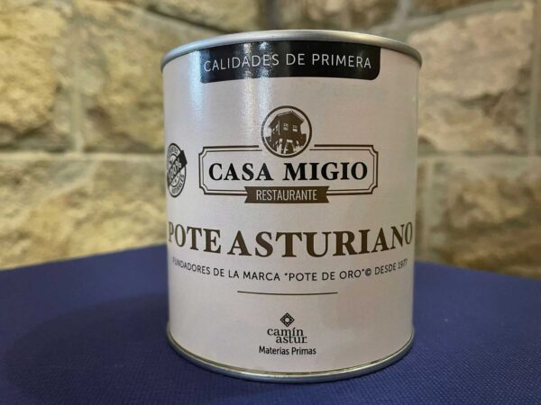 Lata de Pote Asturiano 100% Artesanal de Casa Migio